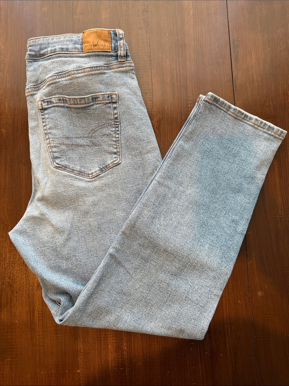 American Eagle Outfitters Light Blue Slim Straight Jeans 2